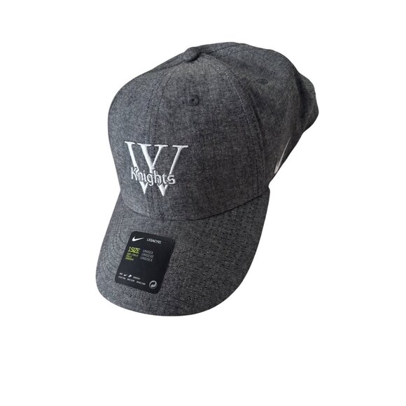 Nike Legacy91 Unisex One Size Black Chambray Knights Cap Adjustable Baseball Hat - Picture 1 of 6